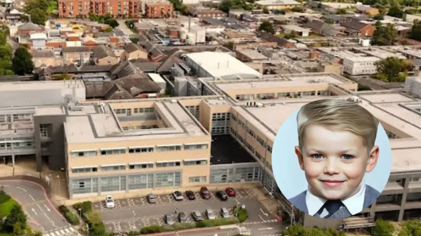 Boy's Wrinkle-Free Turquoise Shirt Churchill 2026