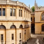 Sheldonian Theatre's intricate ceiling paintings