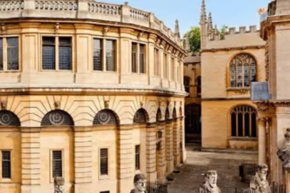 Sheldonian Theatre's intricate ceiling paintings