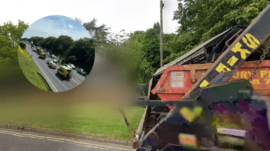 Banbury Road Closed After Air Ambulance Lands on Crash Scene