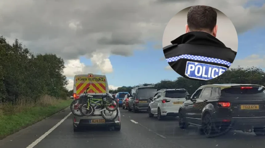 Motorcyclist Seriously Hurt in A361 Collision as Man Arrested