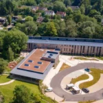 Wood Centre for Innovation aerial view