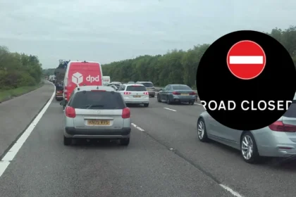 M40 crash near Lewknor shuts 2 lanes, causes 20–40 min delays