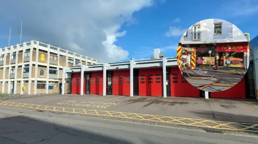 Oxfordshire Firefighters Contain Banbury Town Centre Blaze