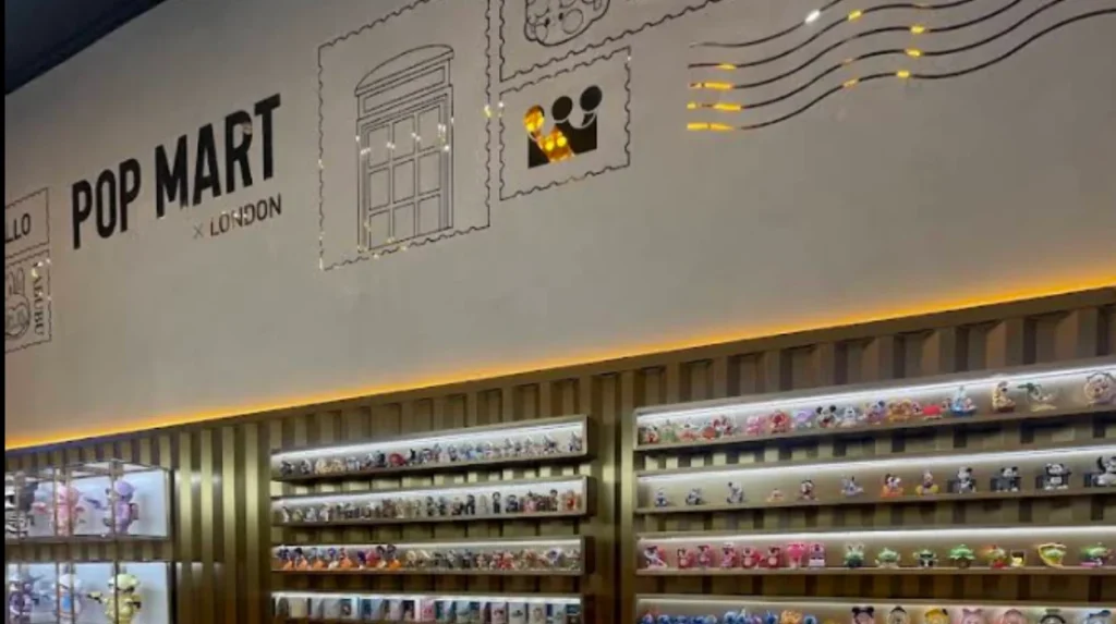 What is the history of the POP MART Oxford Street store