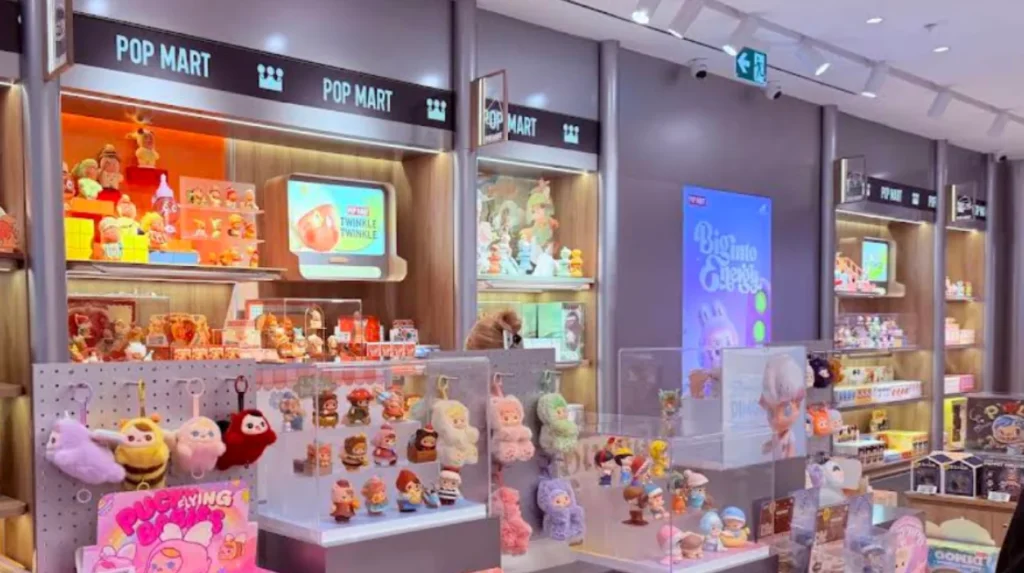 What is the history of the POP MART Oxford Street store