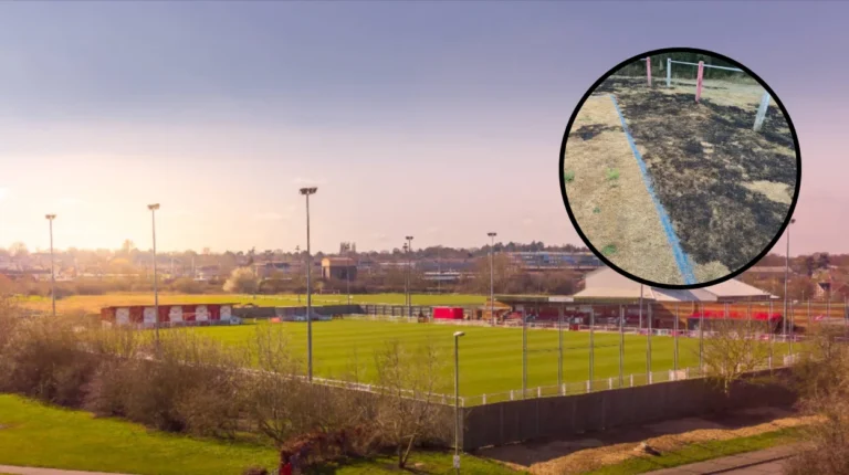 Fire Hits Didcot Town Football Club Pitch in Didcot 2026