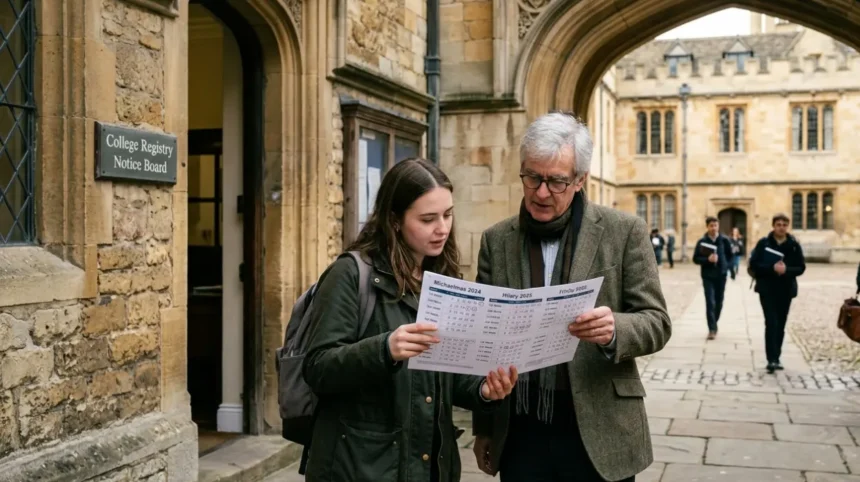 University of Oxford Academic Calendar and Term Dates on Oxford Daily, Oxford