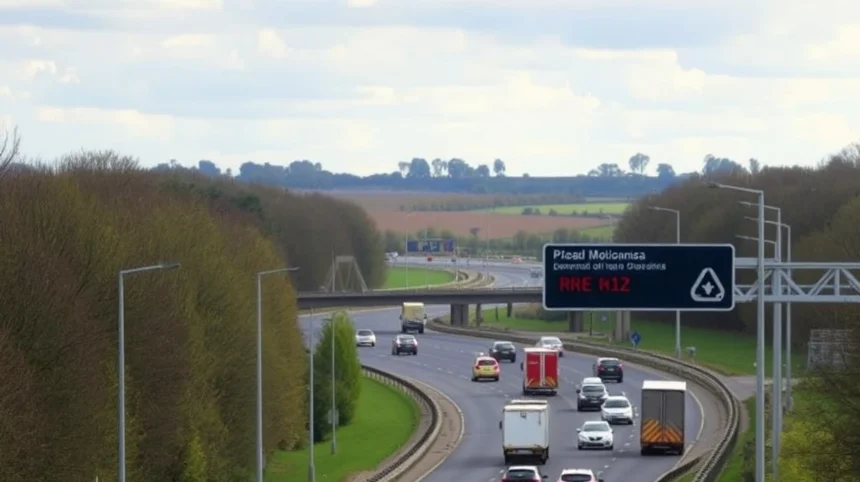 Motorist Hospitalised After M40 Junction 8A Crash, Oxford